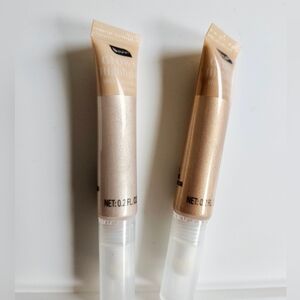 NWT 》2×《 B•PURE GLOW UP HIGHLIGHTER DUO: SPARKLING ROSE GOLD + SPARKLING BRONZE!